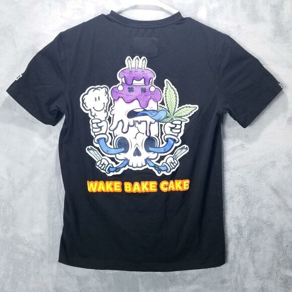 Wedding Cake T-shir Mens Small Black Short sleeve Graphic - Picture 1 of 10